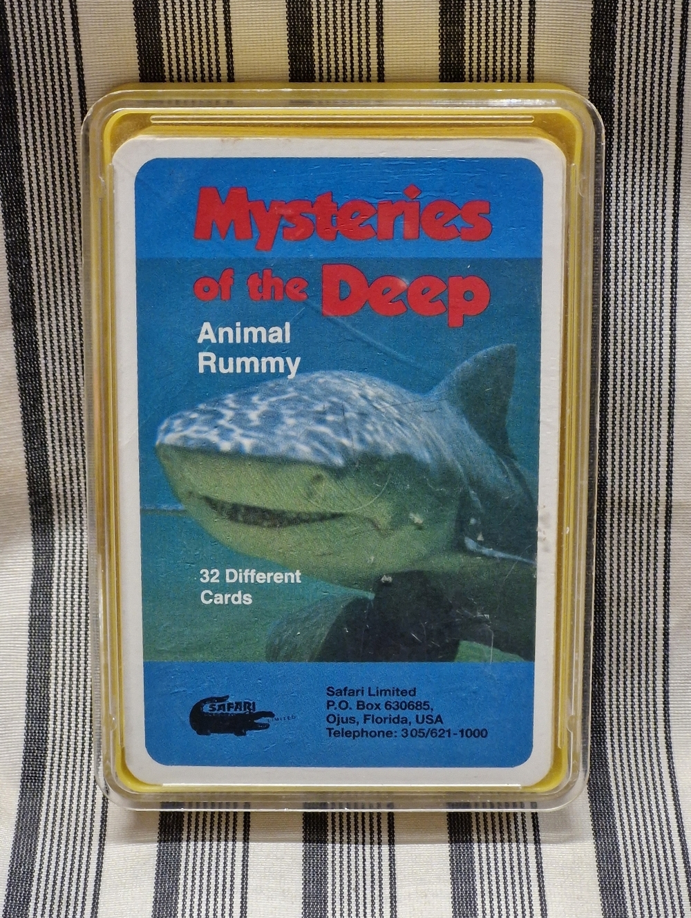Vintage Mysteries of the Deep Animal Rummy Card Game 32 Cards